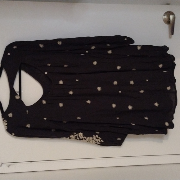 Free People "Sweet Tennessee" Embroider Mini Dress. - Picture 7 of 14